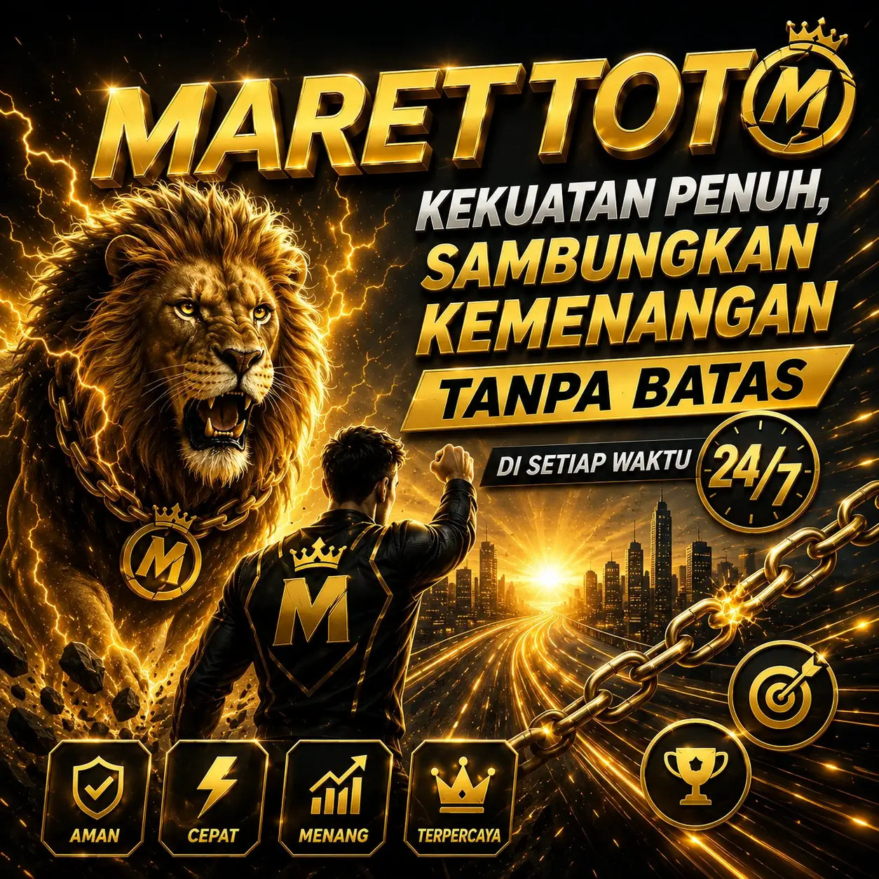 MARETTOTO : Kekuatan Penuh, Sambungkan Kemenangan Tanpa Batas Di Setiap Waktu